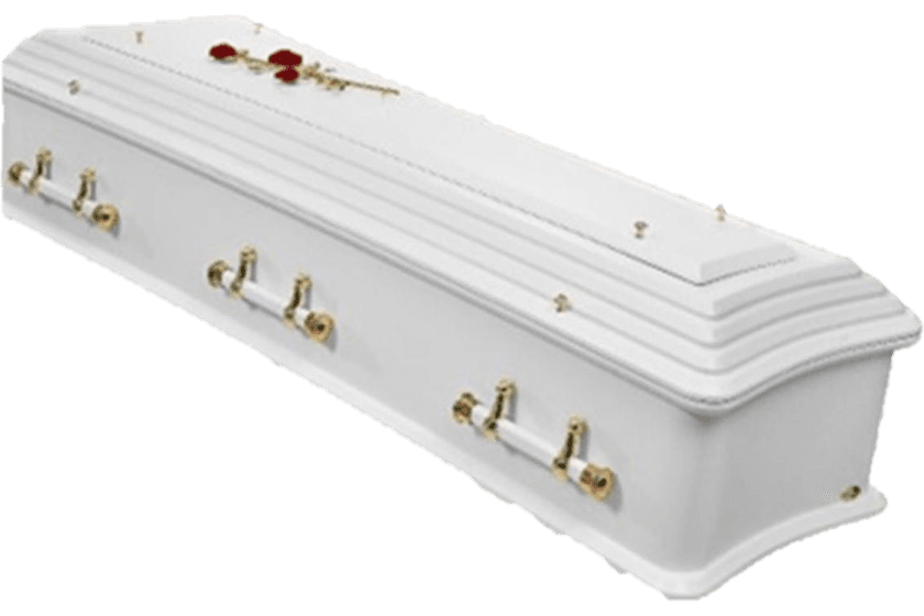 Urna funerária modelo Aventurina Branca